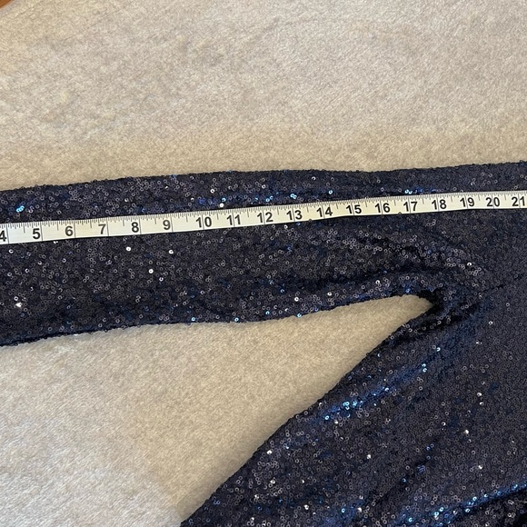 H&M Sequin Navy Blue Top-NWT - Picture 9 of 11